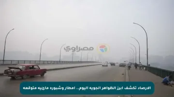 الأرصاد تكشف أبرز الظواهر الجوية اليوم.. أمطار وشبورة مائية متوقعة